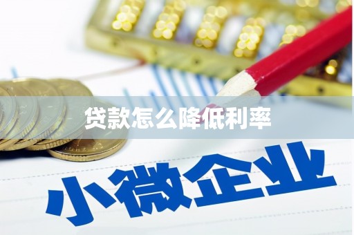 玛多贷款怎么降低利率