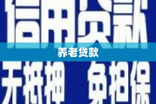 玛多养老贷款