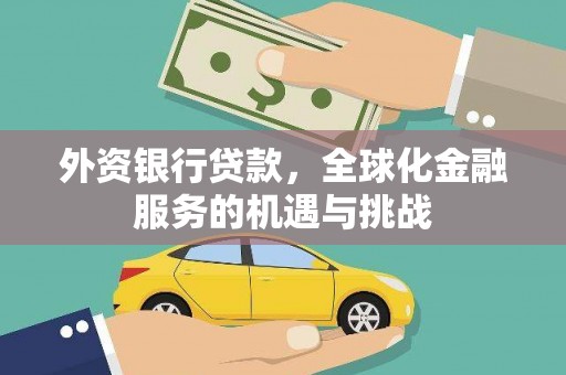 玛多外资银行贷款，全球化金融服务的机遇与挑战